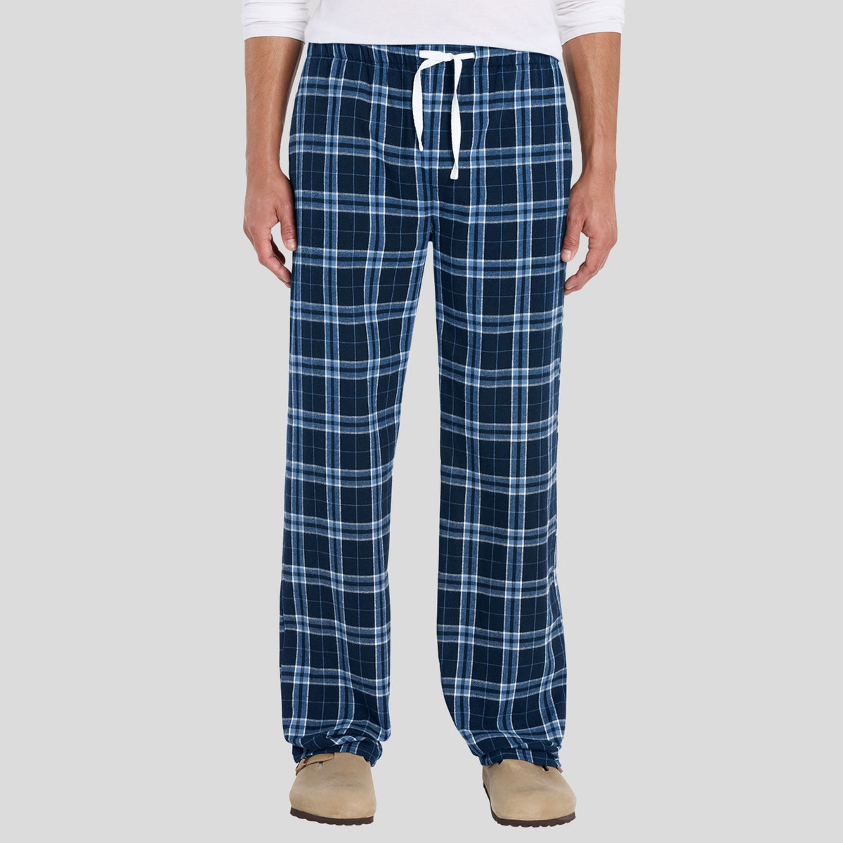 Flannel Pocket Pant | True Navy/Carolina Blue