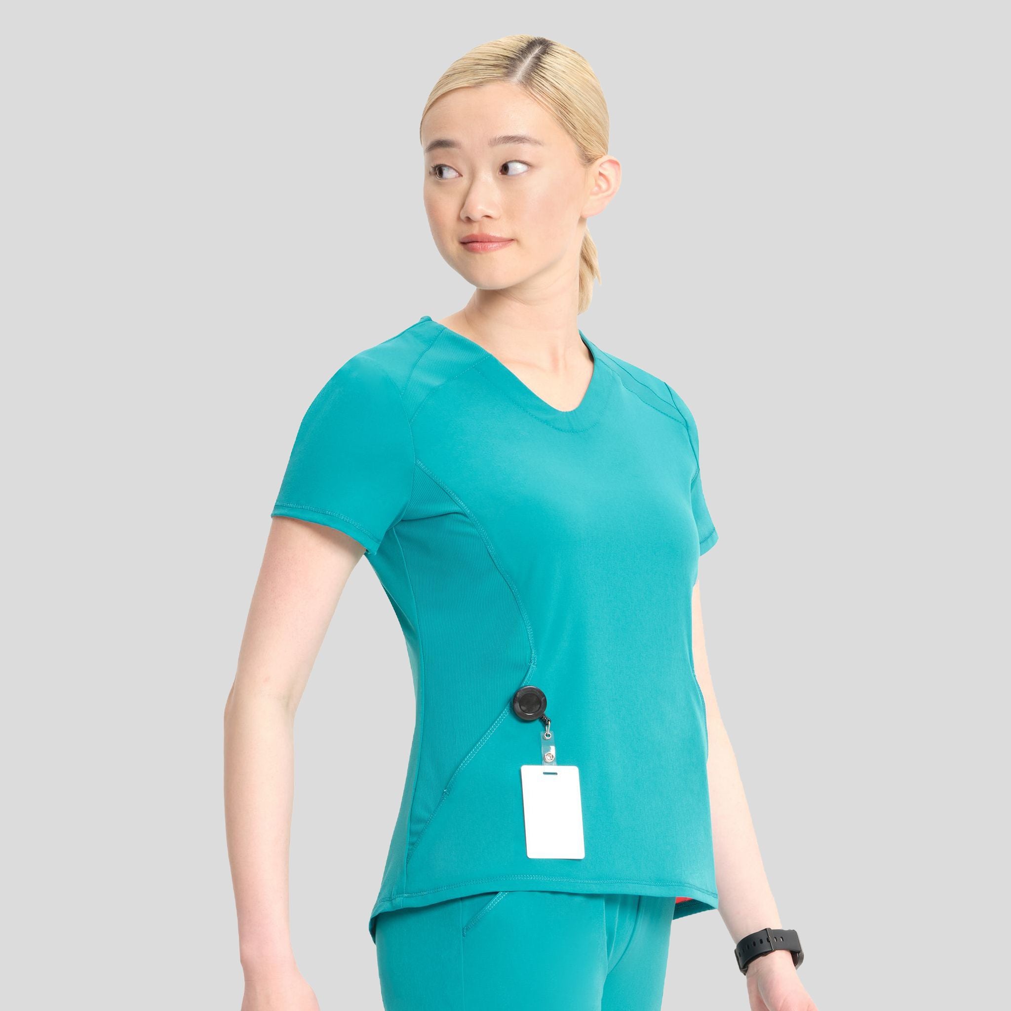 V-Neck Top | Teal
