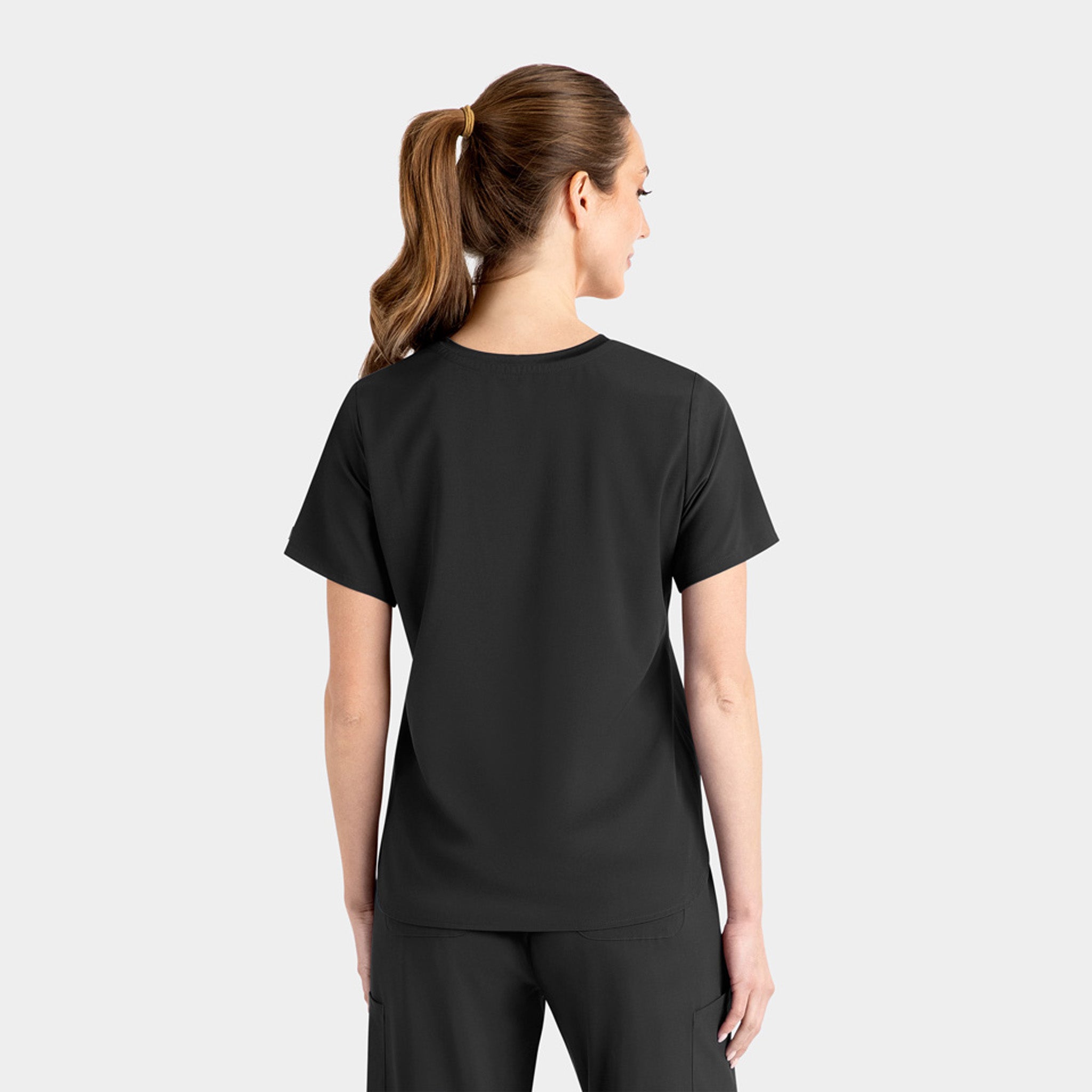Women’s Round Neck Top | Black