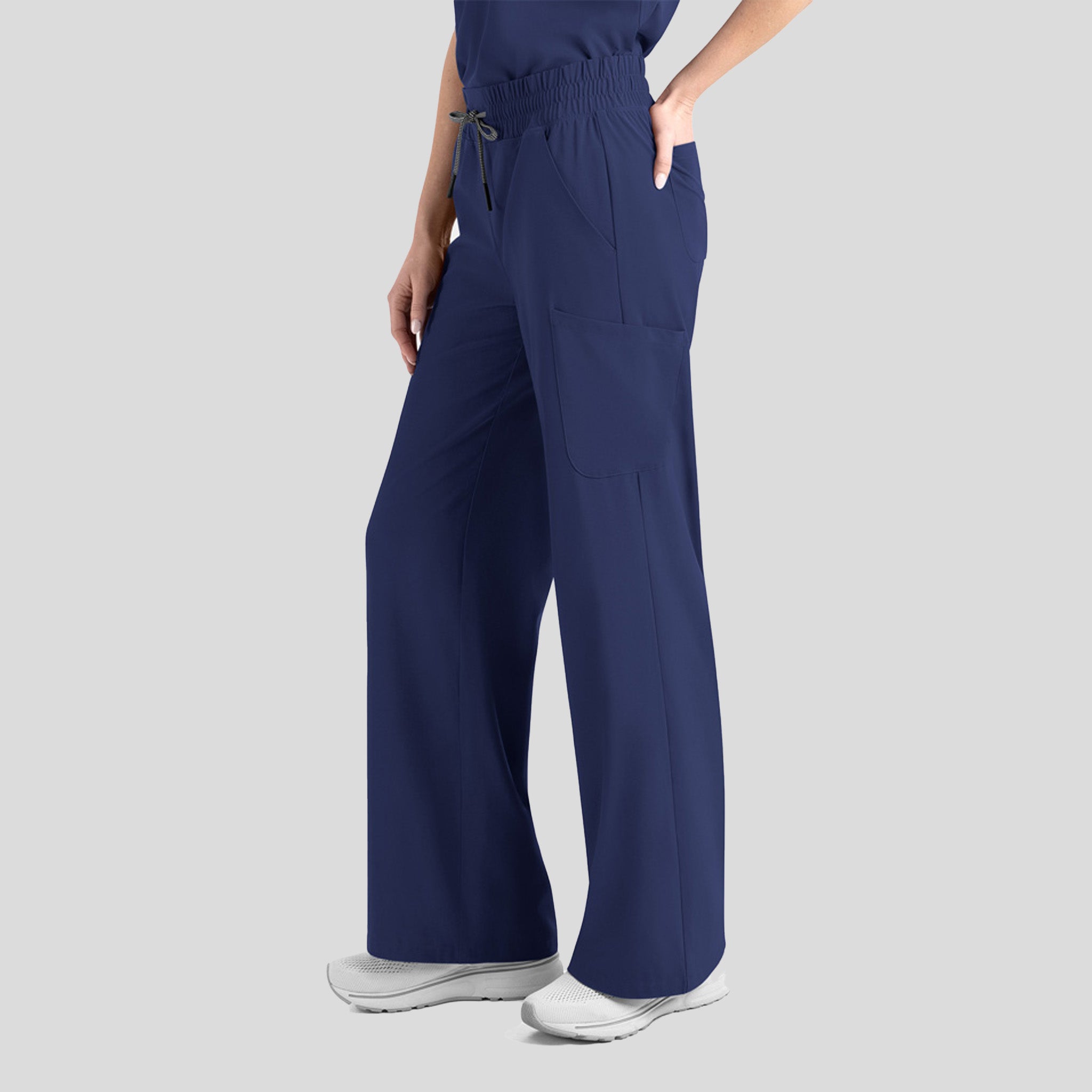 Womenโs Wide Leg Pant | Navy