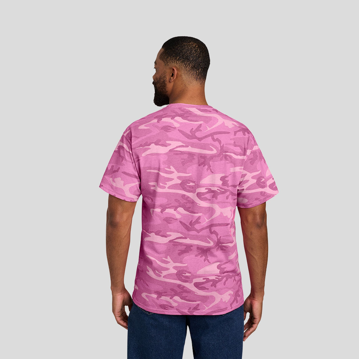 Core Cotton Camo Tee | Pink Camo