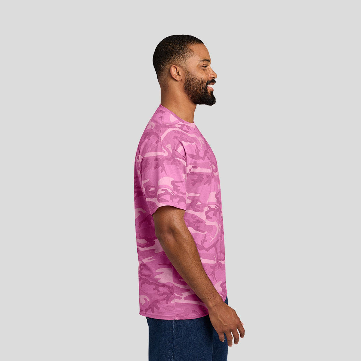 Core Cotton Camo Tee | Pink Camo