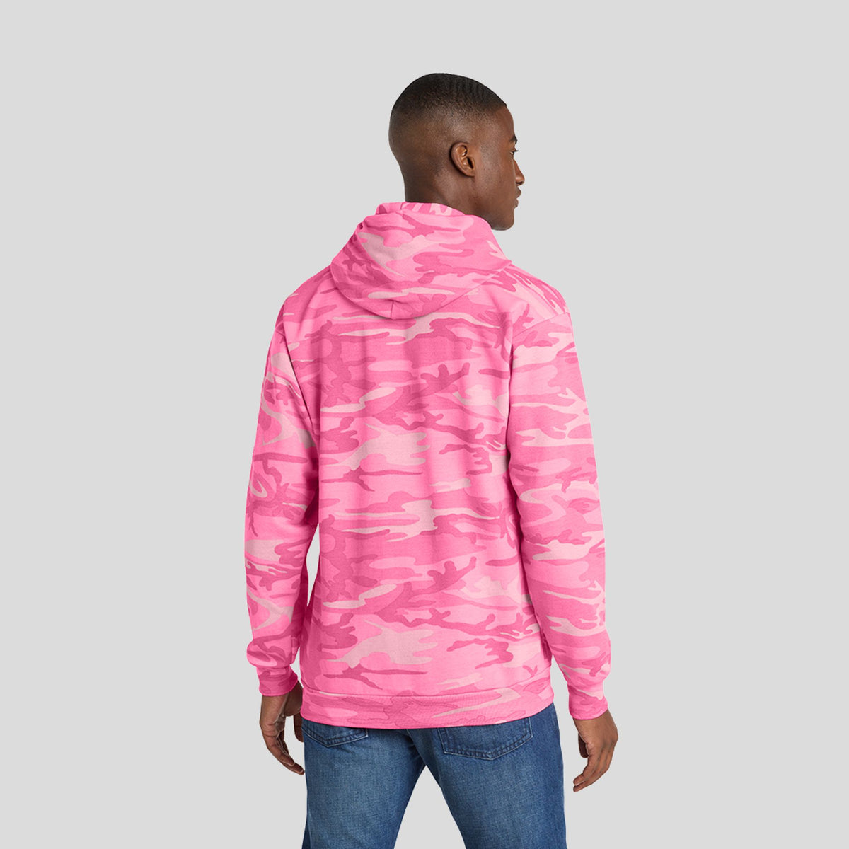 Core Fleece Camo Pullover Hooded Sweatshirt | Pink Camo