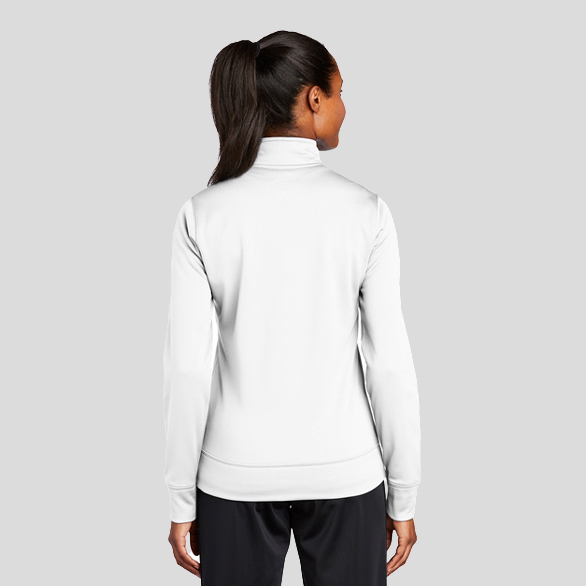 Women's Sport-Wickยฎ Fleece Full-Zip Jacket | White