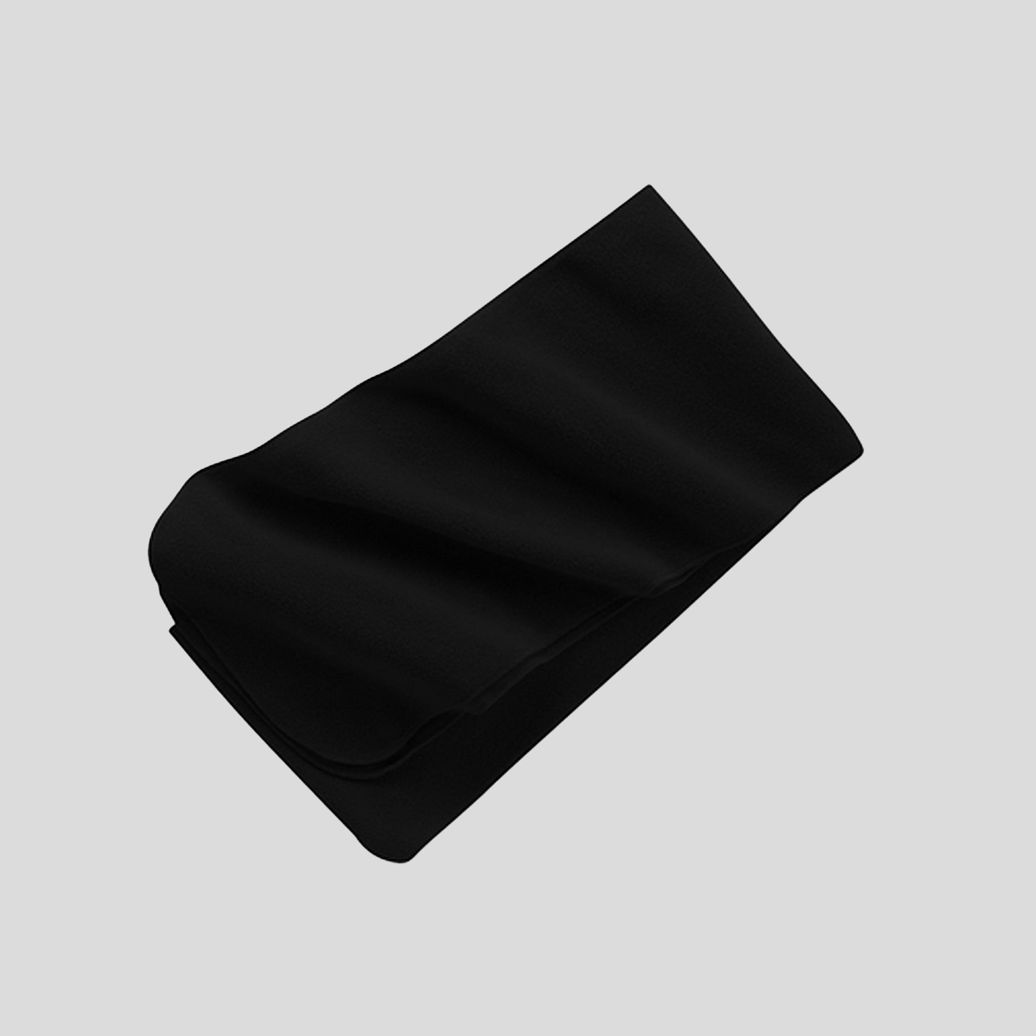 Extra Long Fleece Scarf | Black