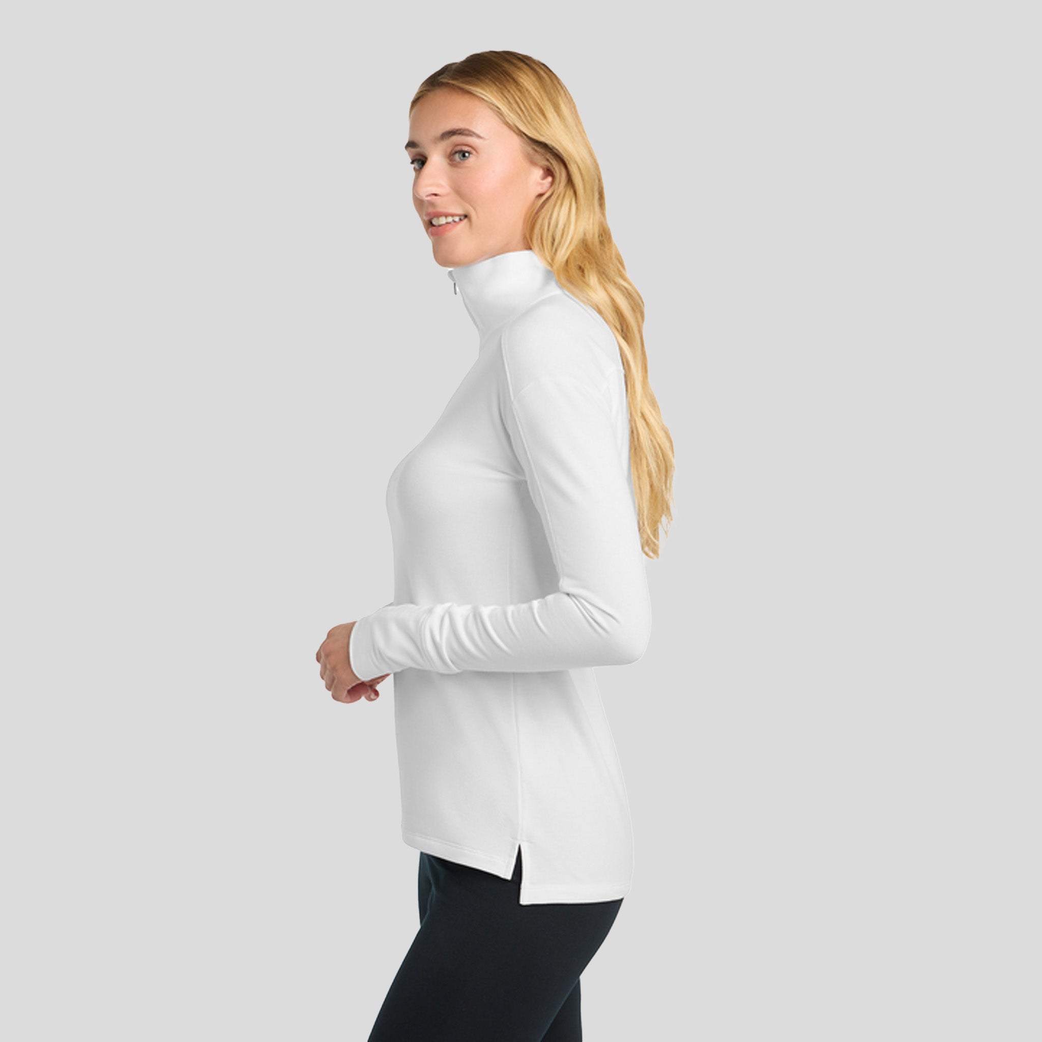 Women's Sport-Wickยฎ Flex Fleece 1/4-Zip | White