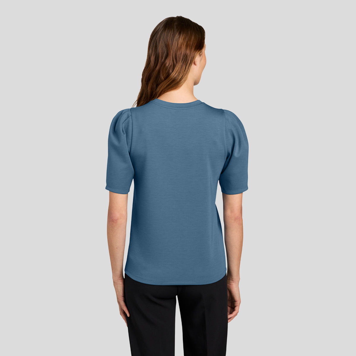 Womenβs Short Sleeve Lite Spacer Top | Harbor Blue