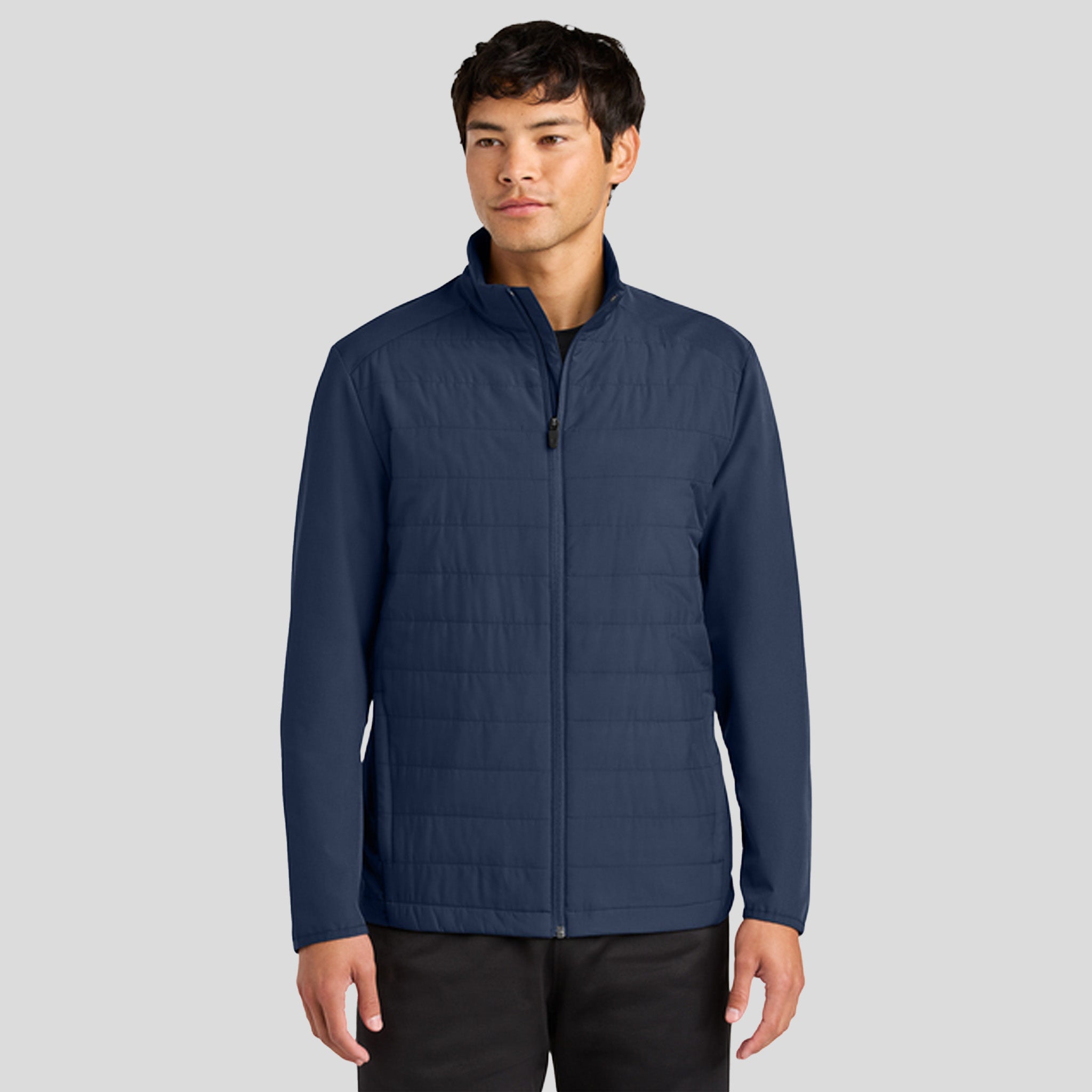 Men's Teknical Hybrid Jacket | True Navy