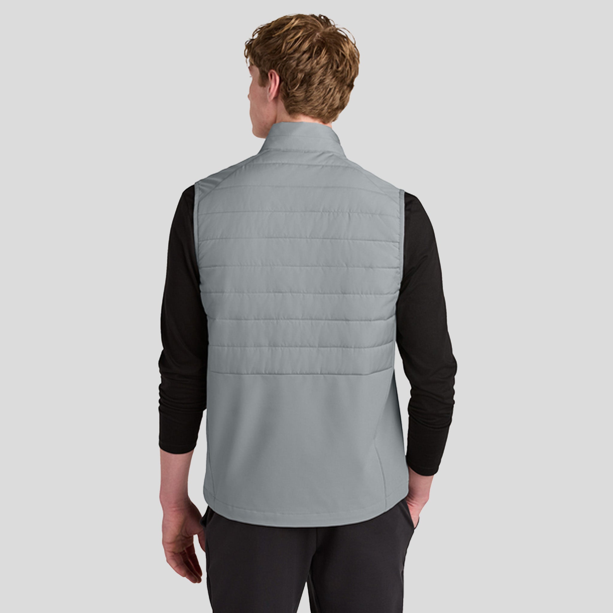 Men's Teknical Hybrid Vest | Silver