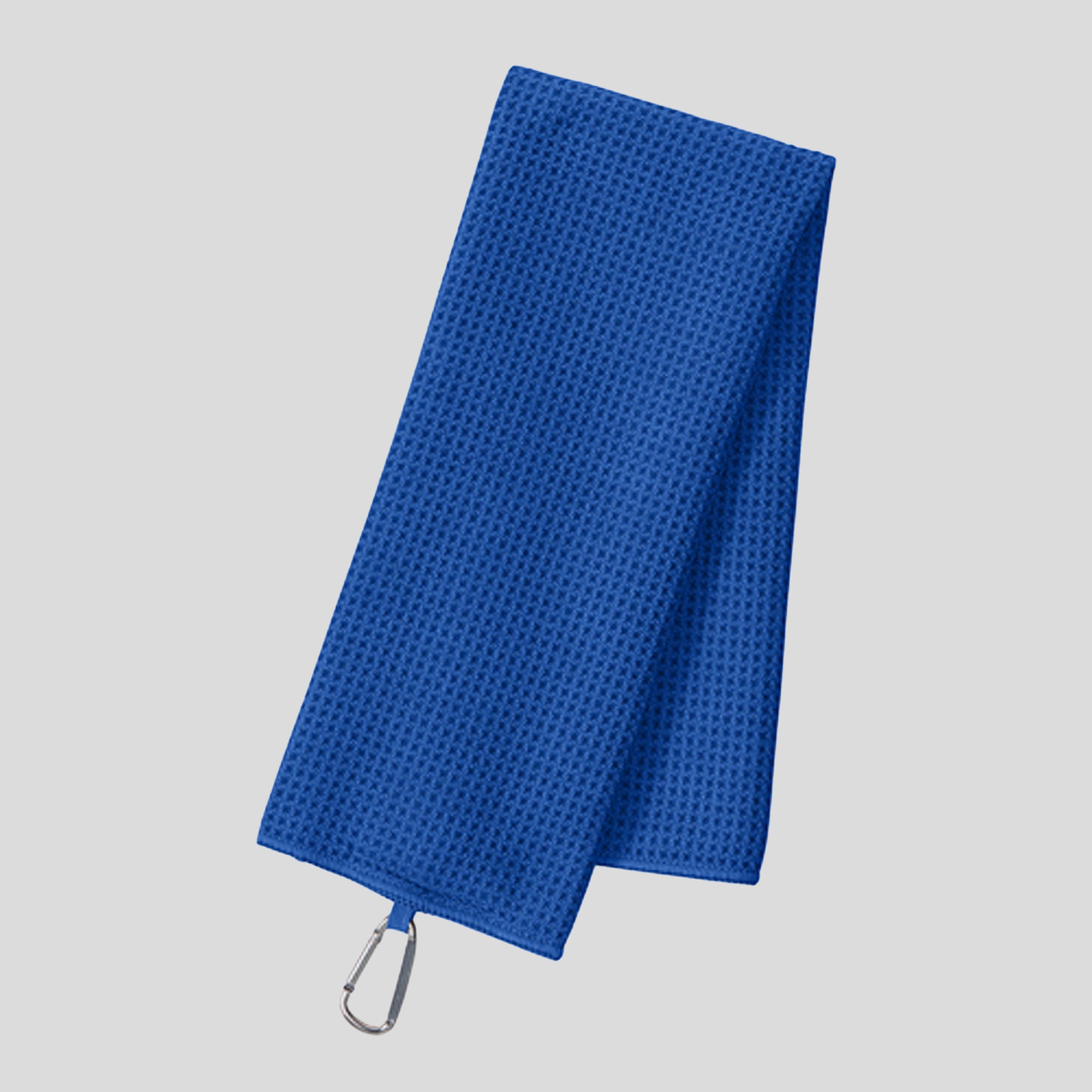 Waffle Microfiber Golf Towel | Royal