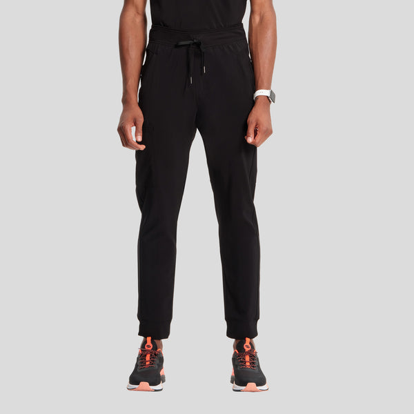 Infinity Men's Drawstring Jogger Scrub Pant | Black
