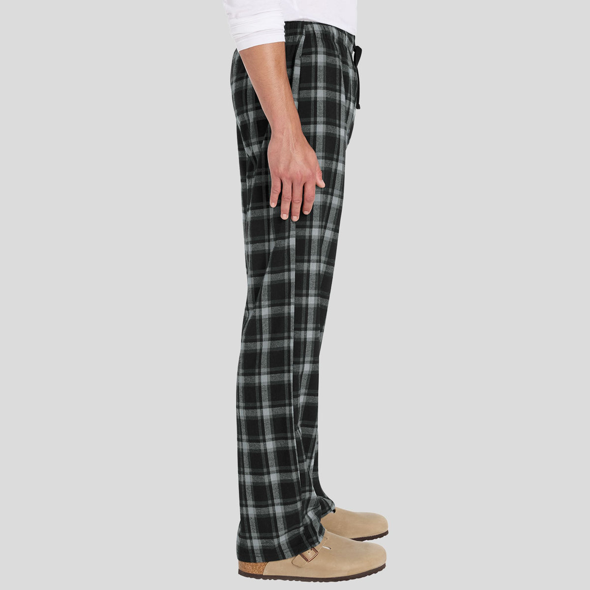 Flannel Pocket Pant | Black/Grey Dress Plaid