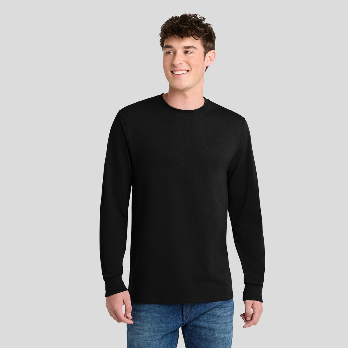 Long Sleeve Core Blend Tee | Black