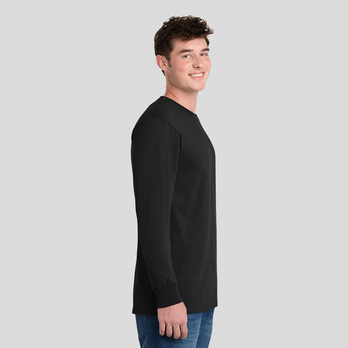Long Sleeve Essential Tee | Black
