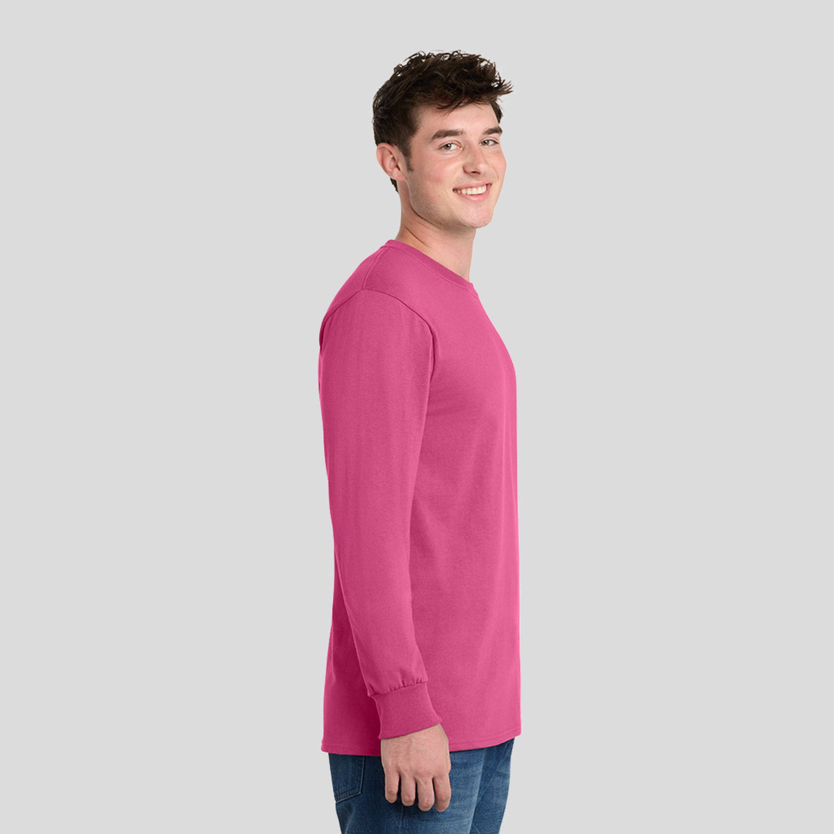 Long Sleeve Essential Tee | Sangria