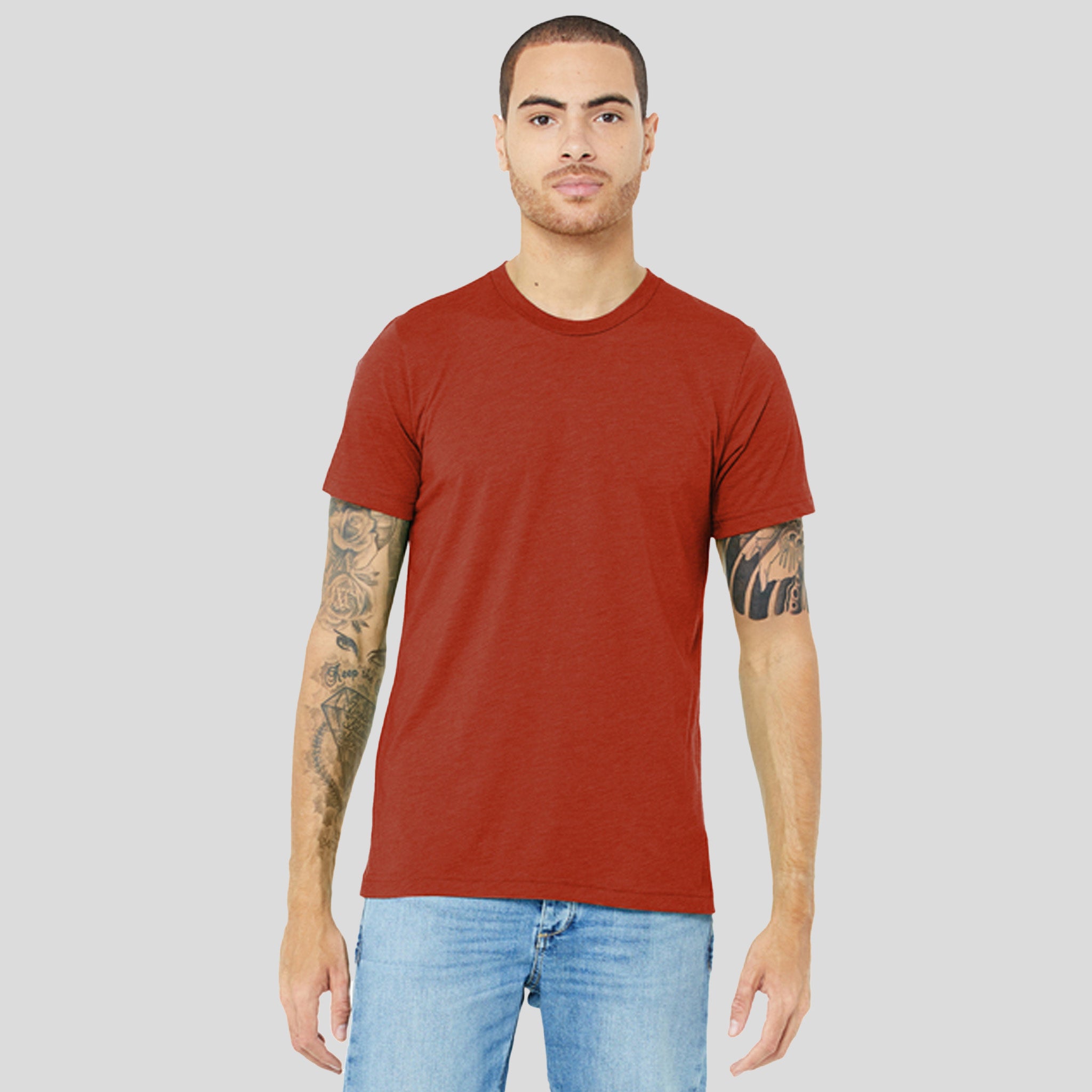 Unisex Triblend Short Sleeve Tee | Brick Triblend