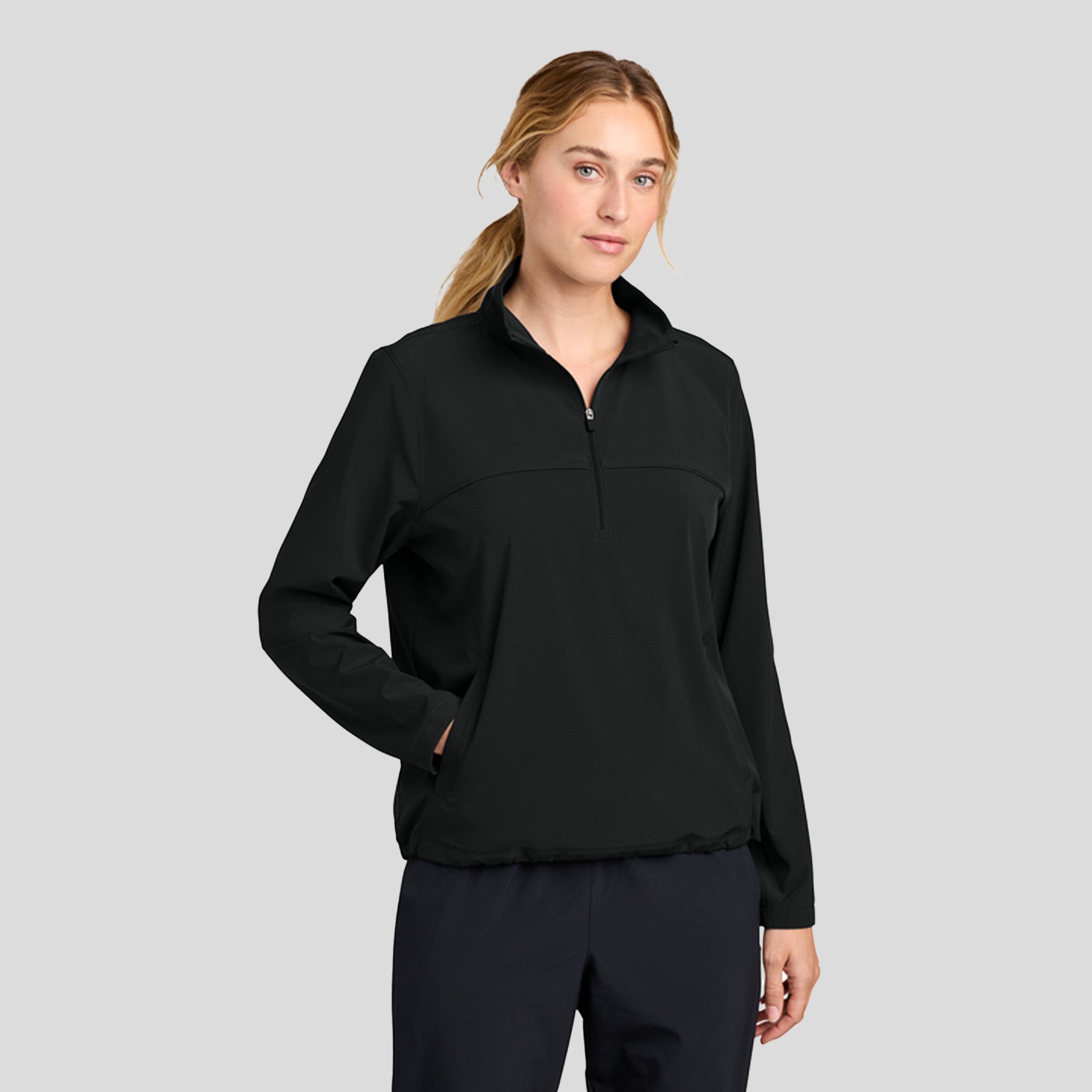 Women’s Repeat 1/2-Zip | Black