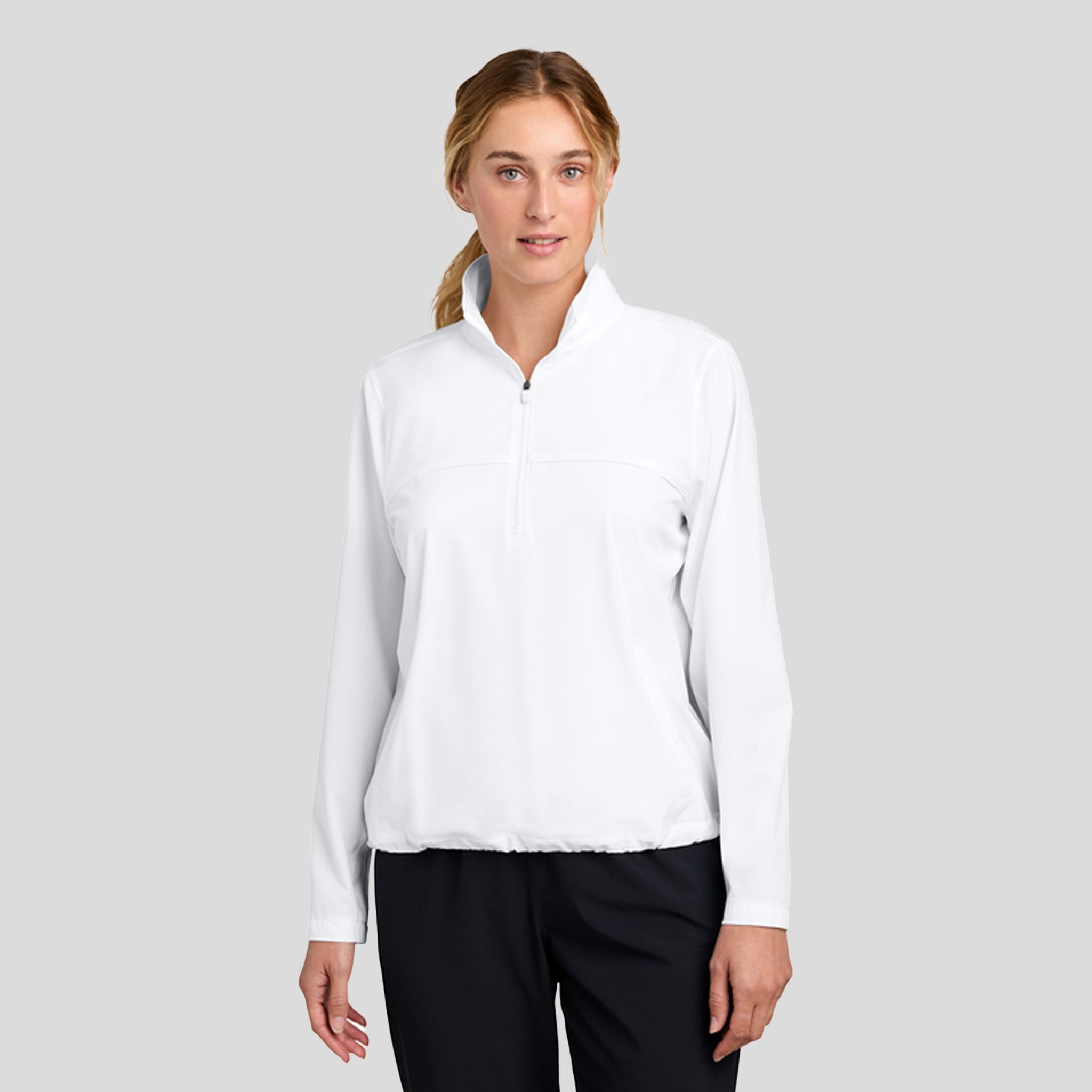 Women’s Repeat 1/2-Zip | White