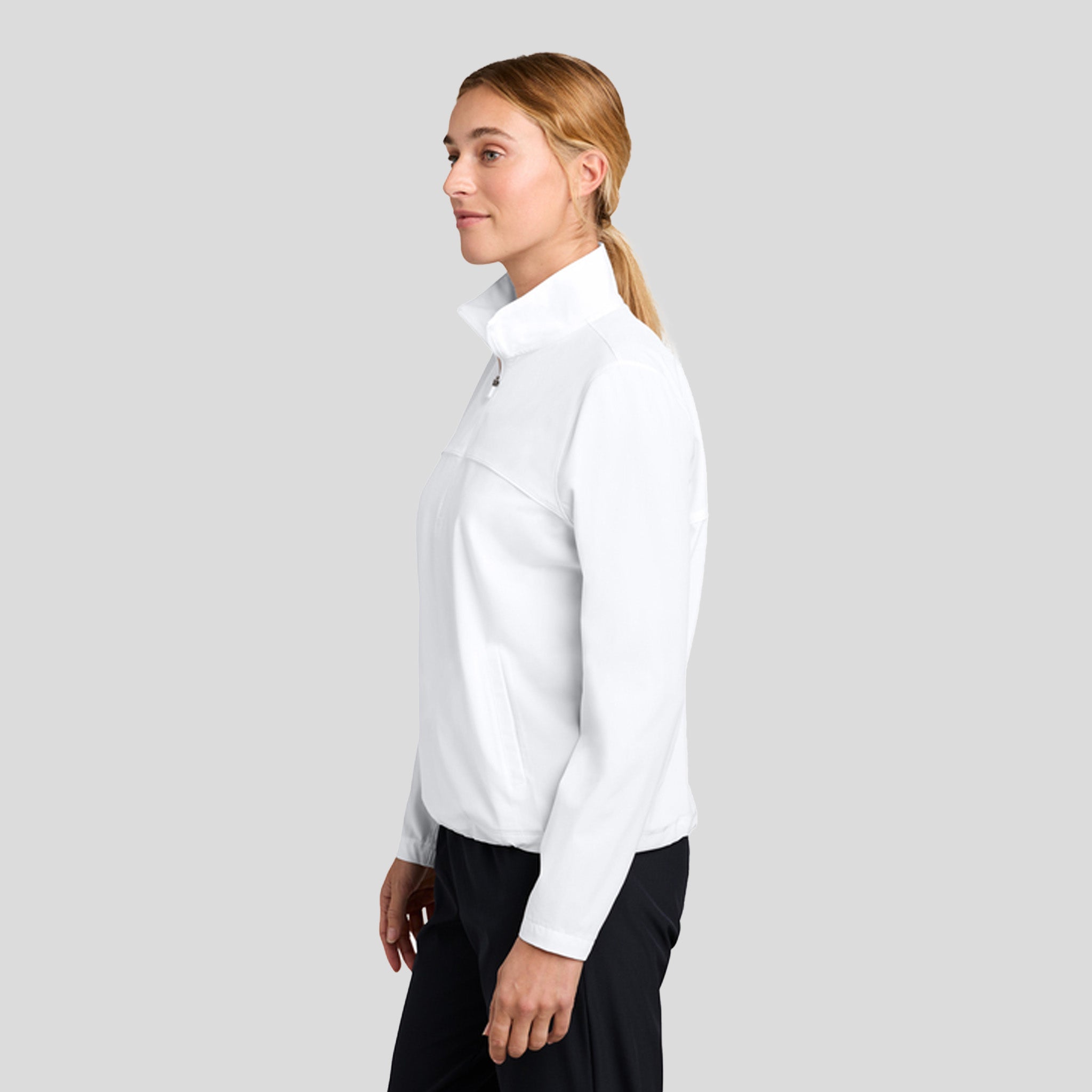 Women’s Repeat 1/2-Zip | White
