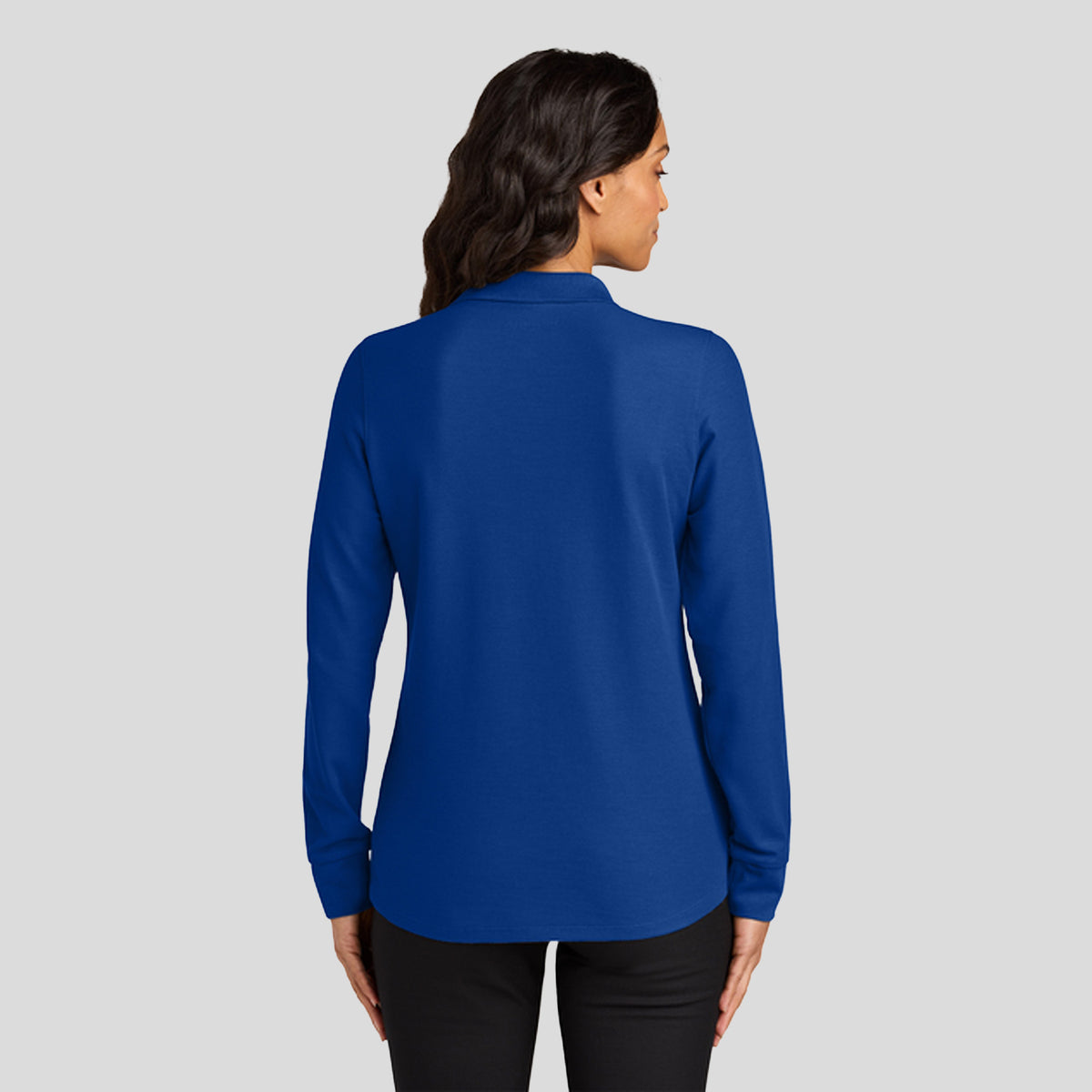 Women’s Wearever Signature Pique Long Sleeve Polo | True Royal