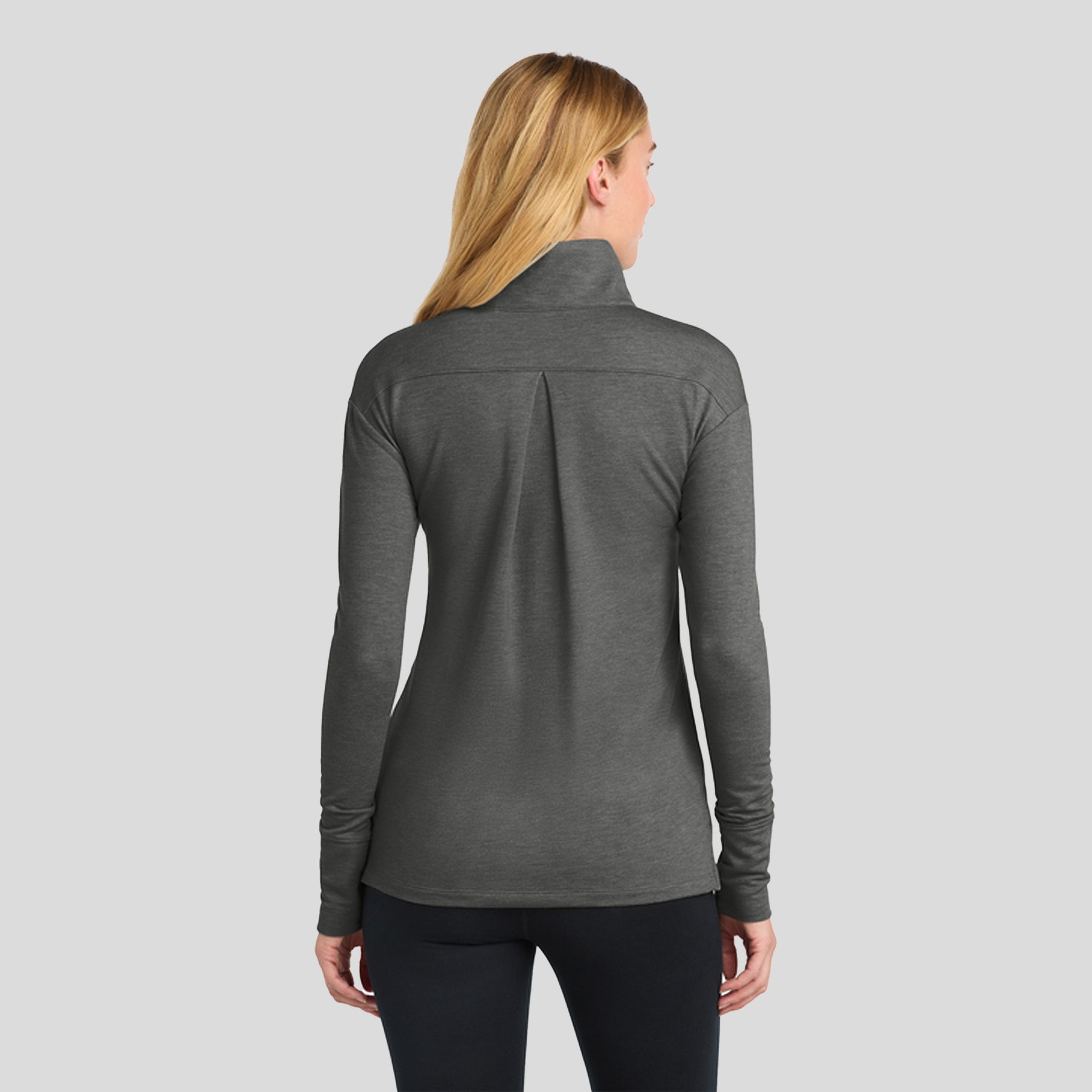 Women's Sport-Wick® Flex Fleece 1/4-Zip | Dark Grey Heather