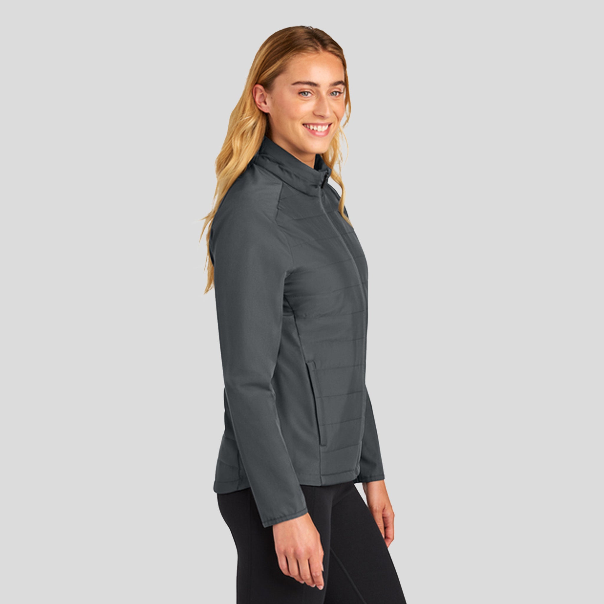 Women’s Teknical Hybrid Jacket | Iron Grey