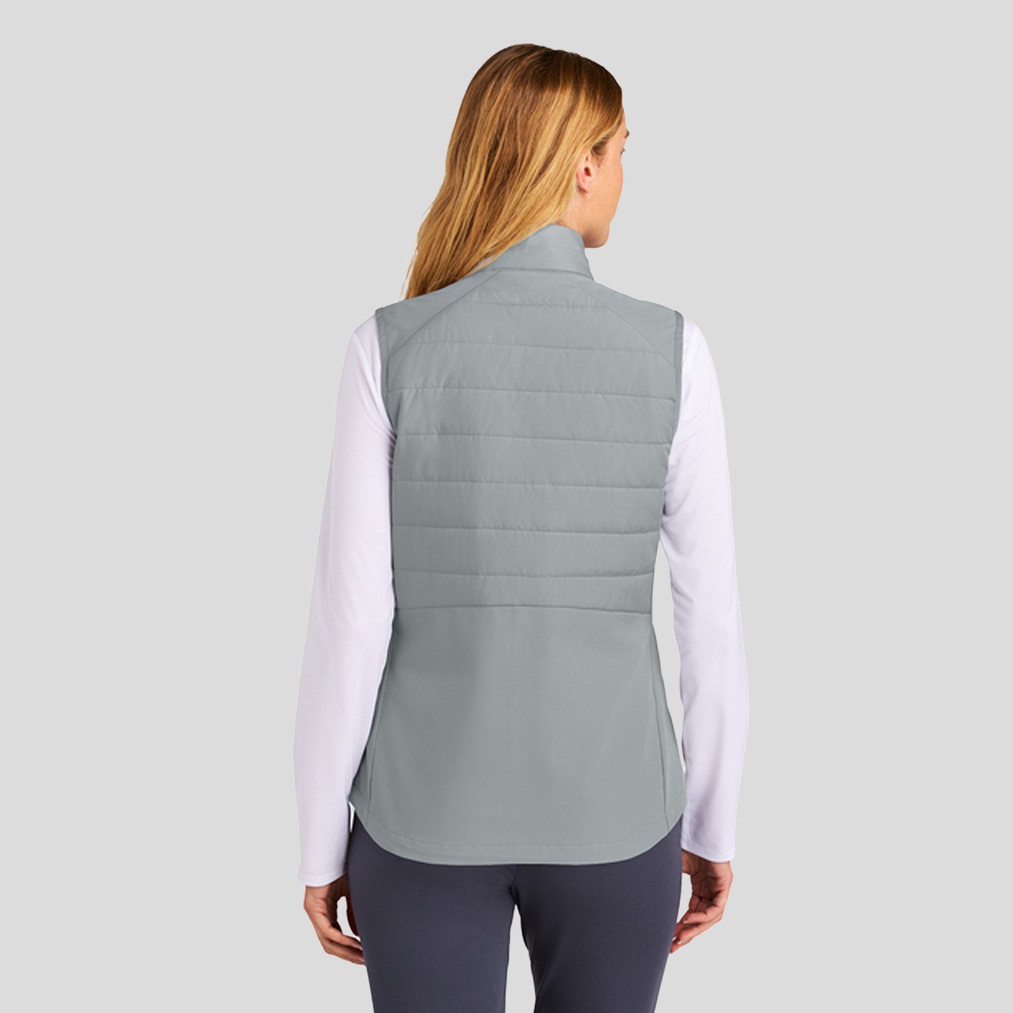 Women’s Teknical Hybrid Vest | Silver