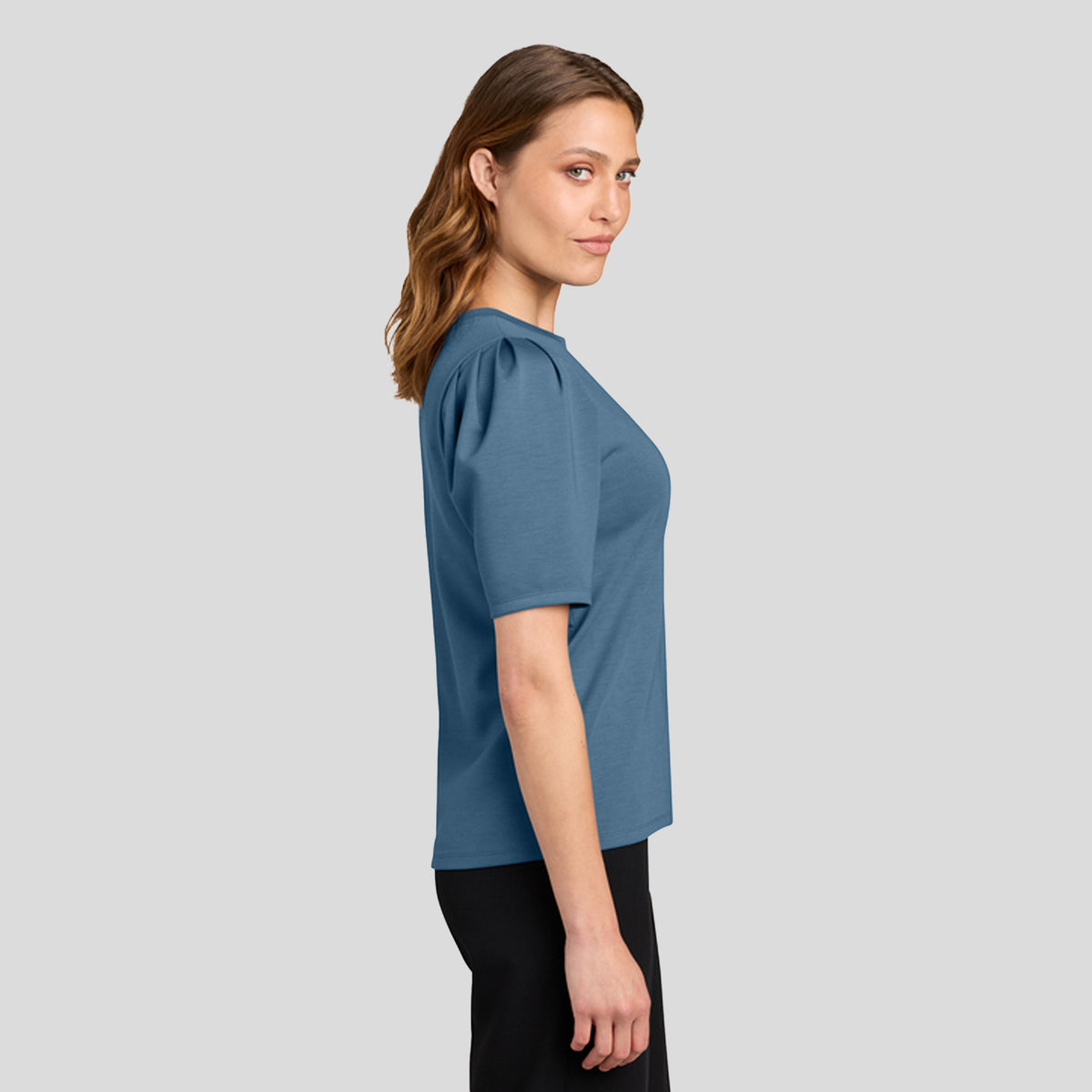 Women’s Short Sleeve Lite Spacer Top | Harbor Blue