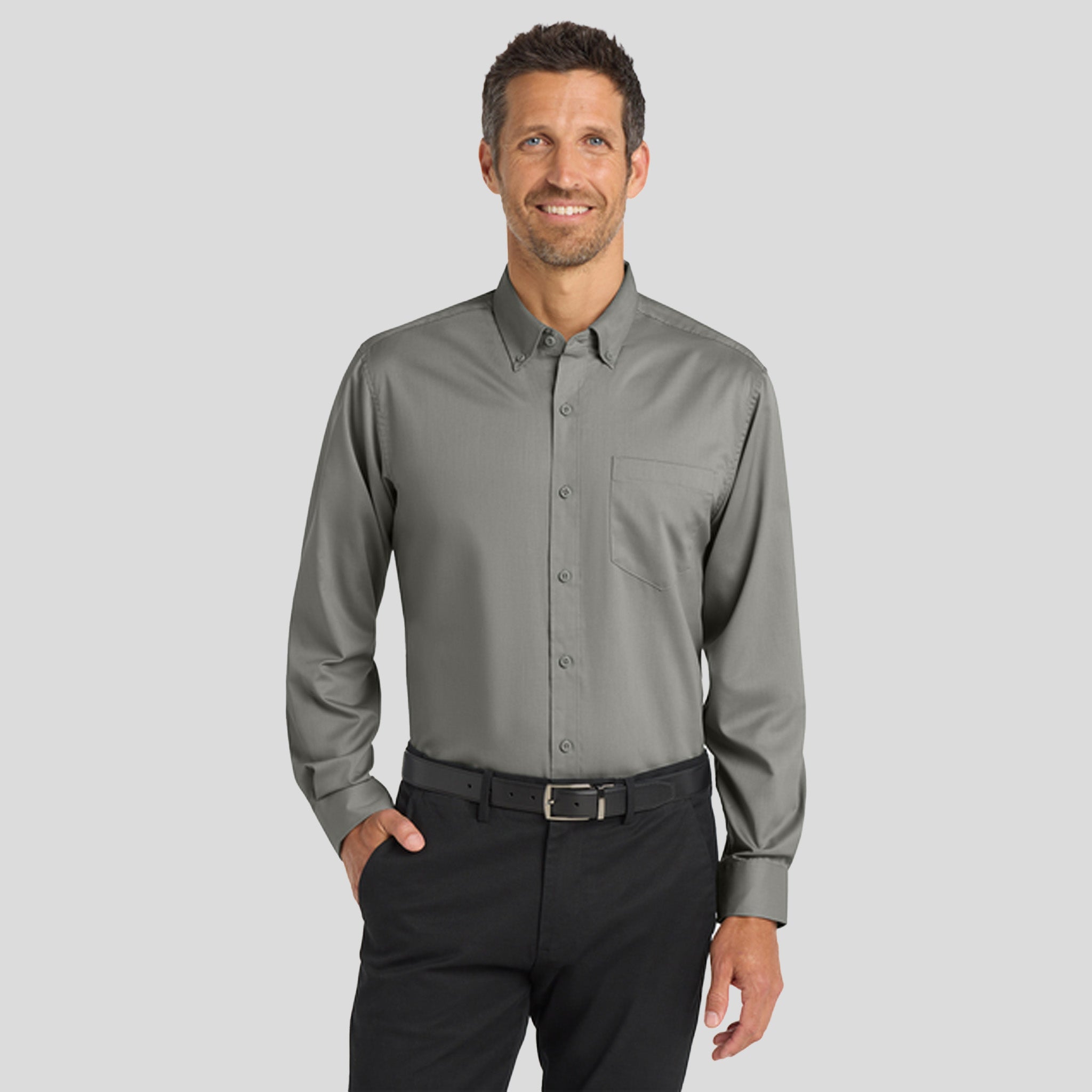 SuperPro™ Twill Shirt | Monument Grey