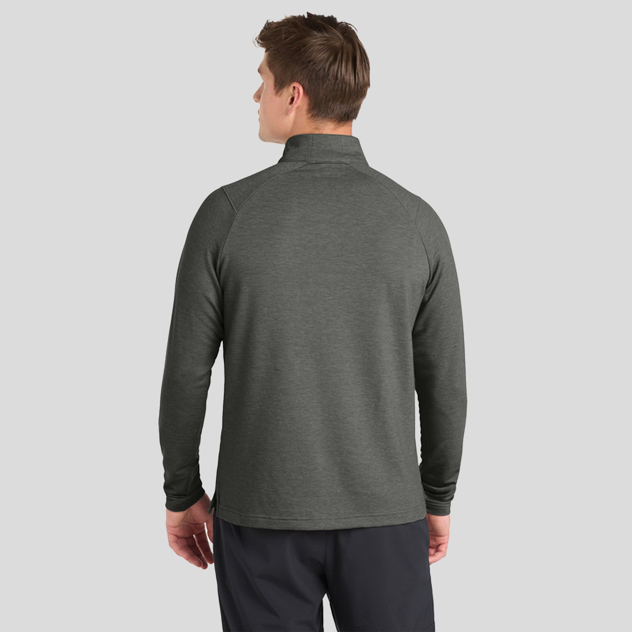 Men's Sport-Wick® Flex Fleece 1/4-Zip | Dark Grey Heather
