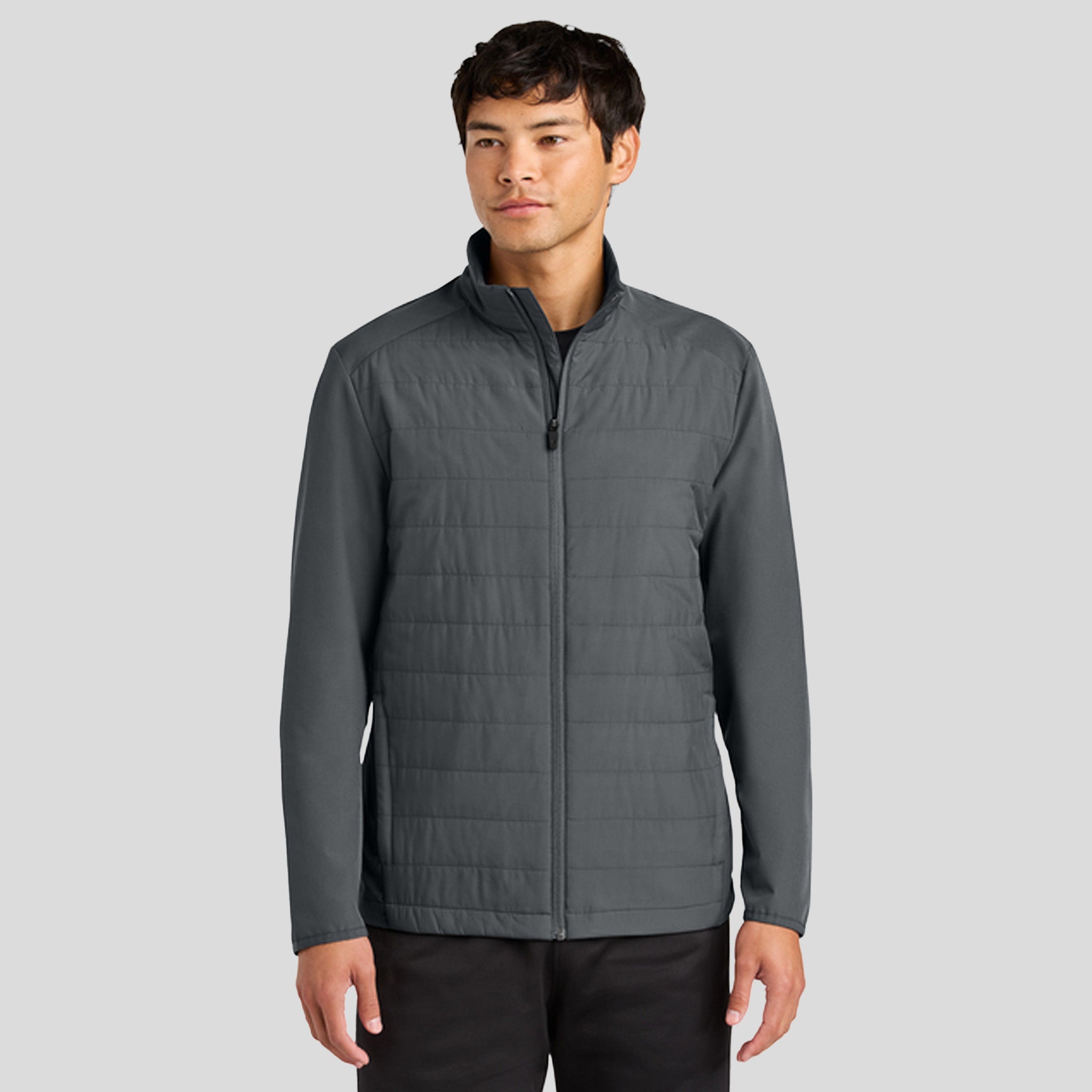 Men's Teknical Hybrid Jacket | Iron Grey