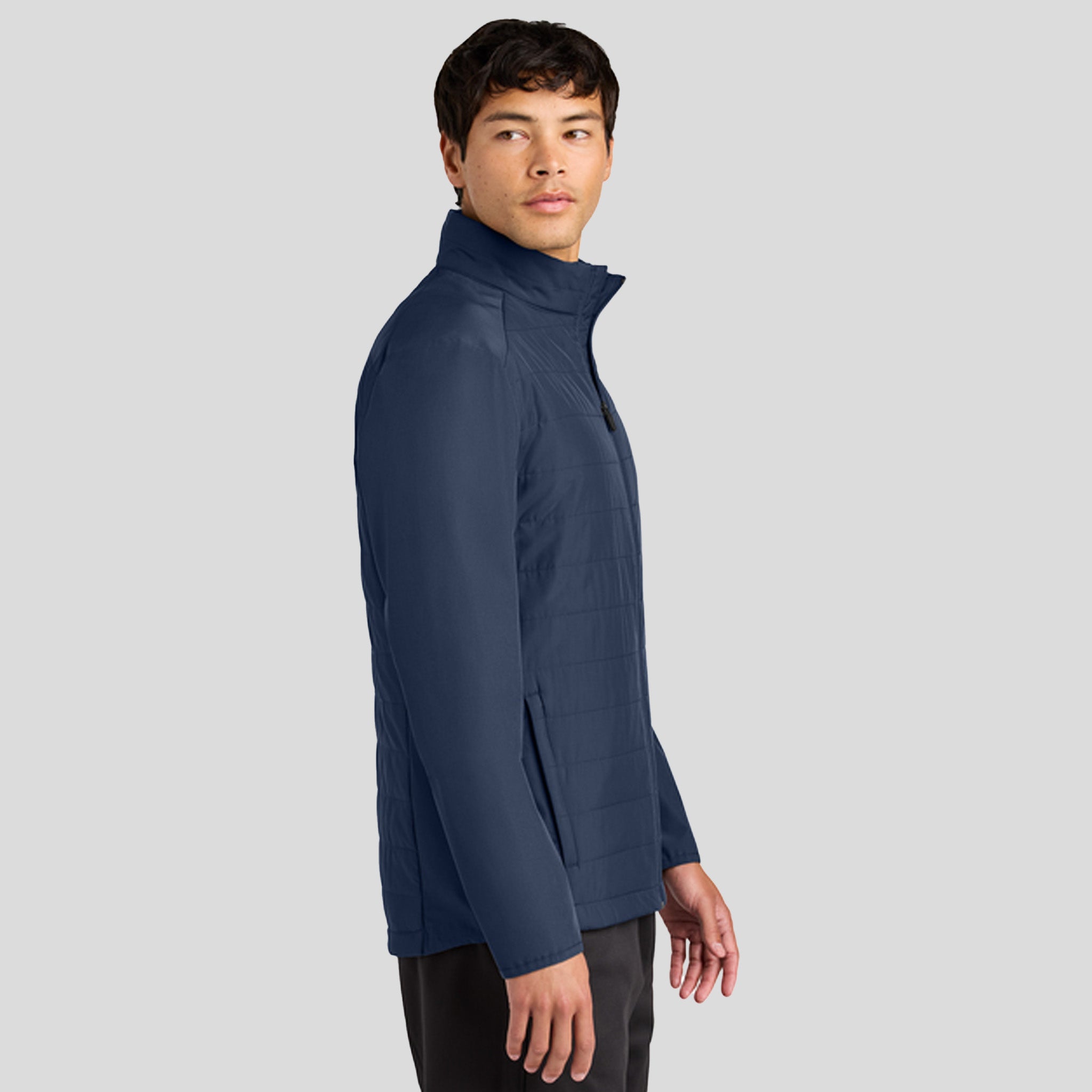 Men's Teknical Hybrid Jacket | True Navy