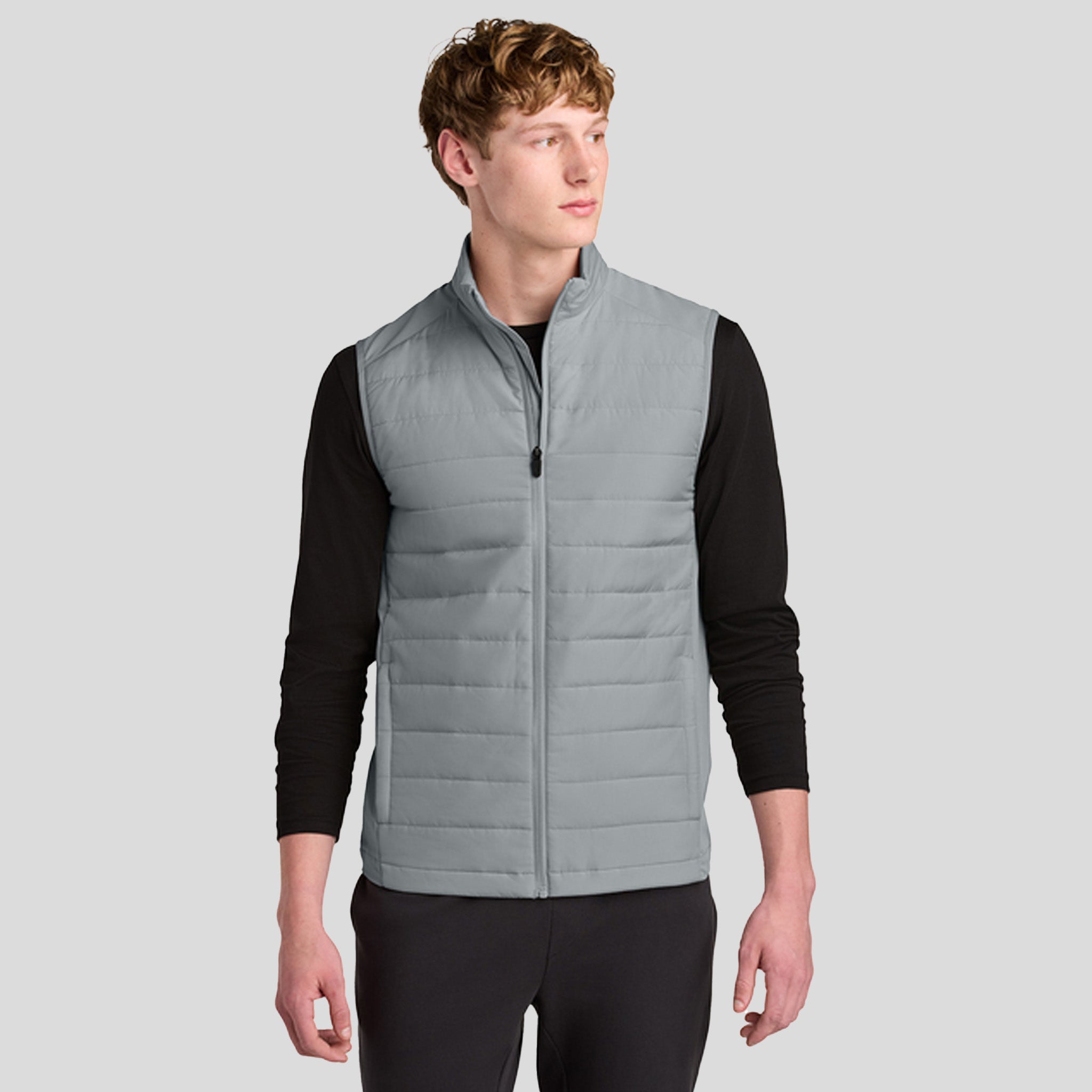 Men's Teknical Hybrid Vest | Silver
