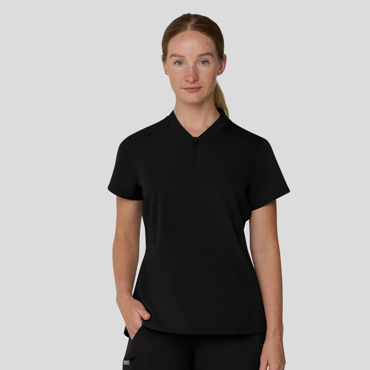Tempo Women's 1/4 Zip Top | Black